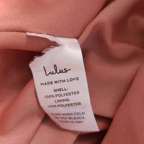 Lulus Rose Burnout Maxi Dress NWOT Size XS Pink Strapless Prom Dress - Picture 8 of 9